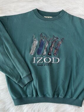 Vintage Izod Embroidered Golf Sweatshirt